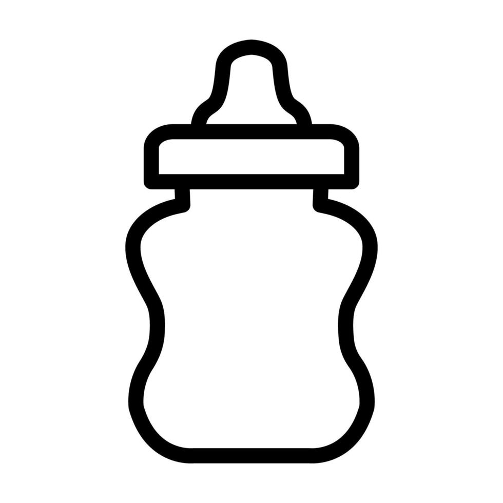 Illustration Vector Graphic of Milk Bottle Icon