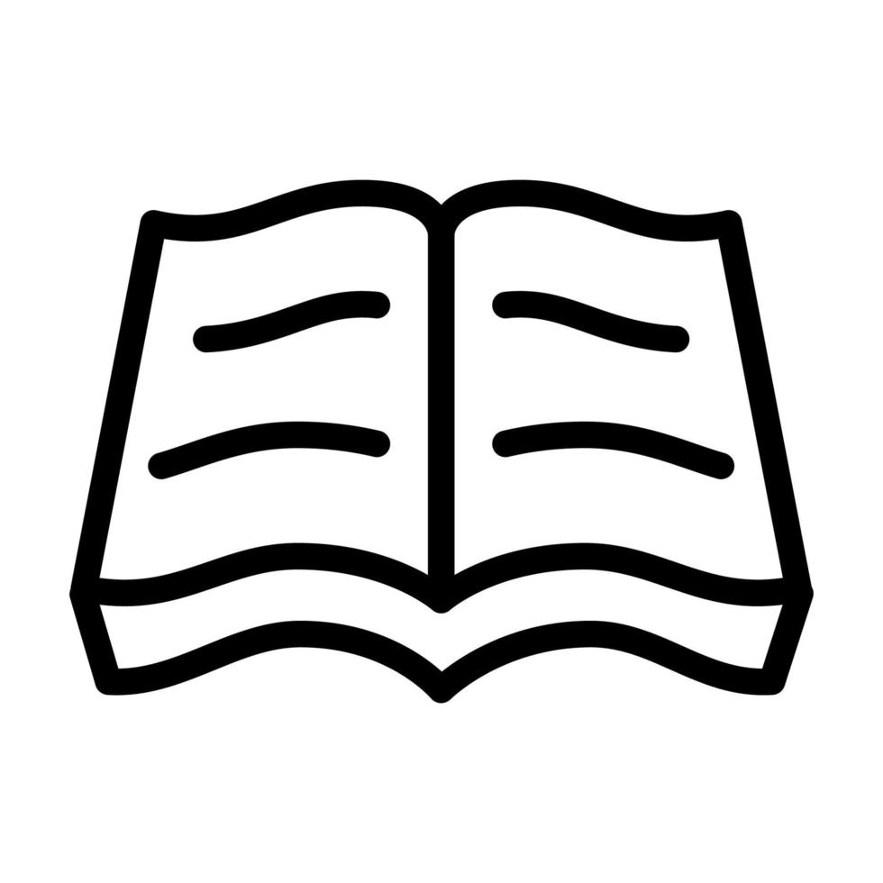 Illustration Vector graphic of Book Icon