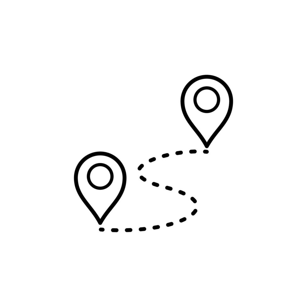 Illustration Vector Graphic of Pin Location Icon