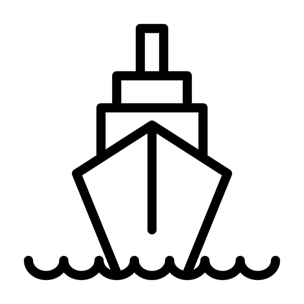 Illustration Vector Graphic of Ship Icon