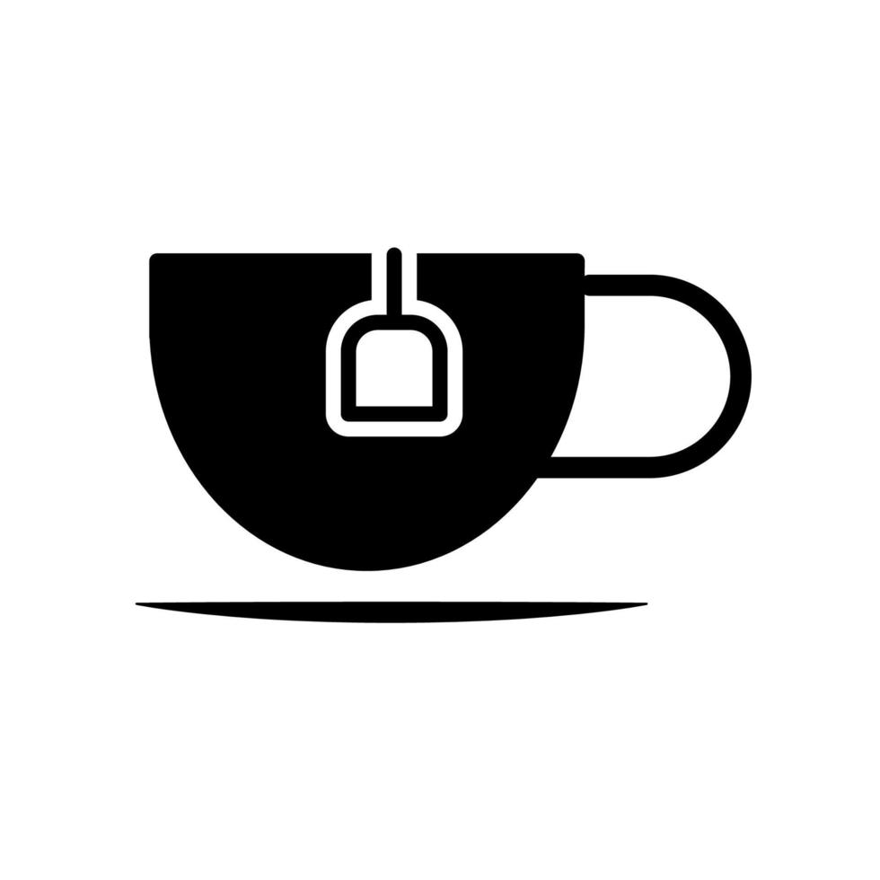 ilustración vectorial gráfico de taza de té icono vector