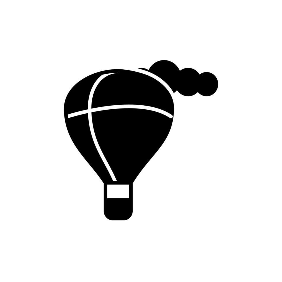 ilustración vectorial gráfico del icono del globo de aire vector
