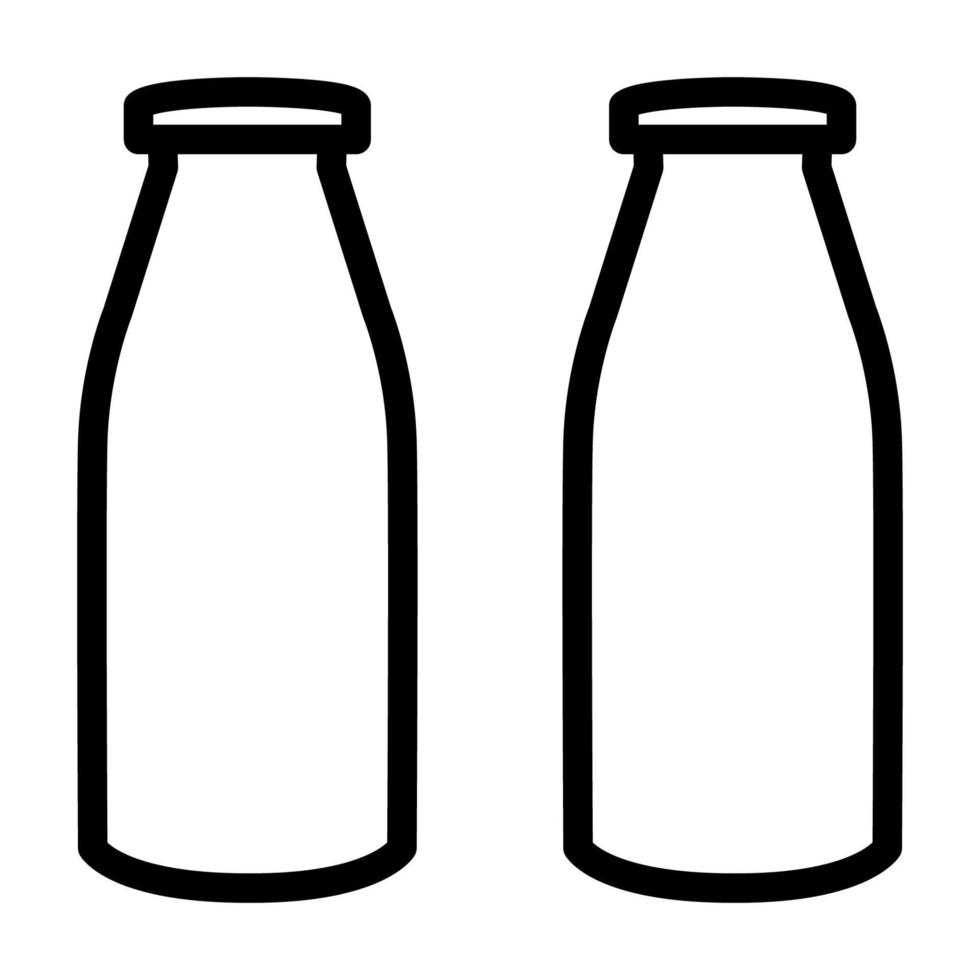 Illustration Vector Graphic of Milk Bottle Icon