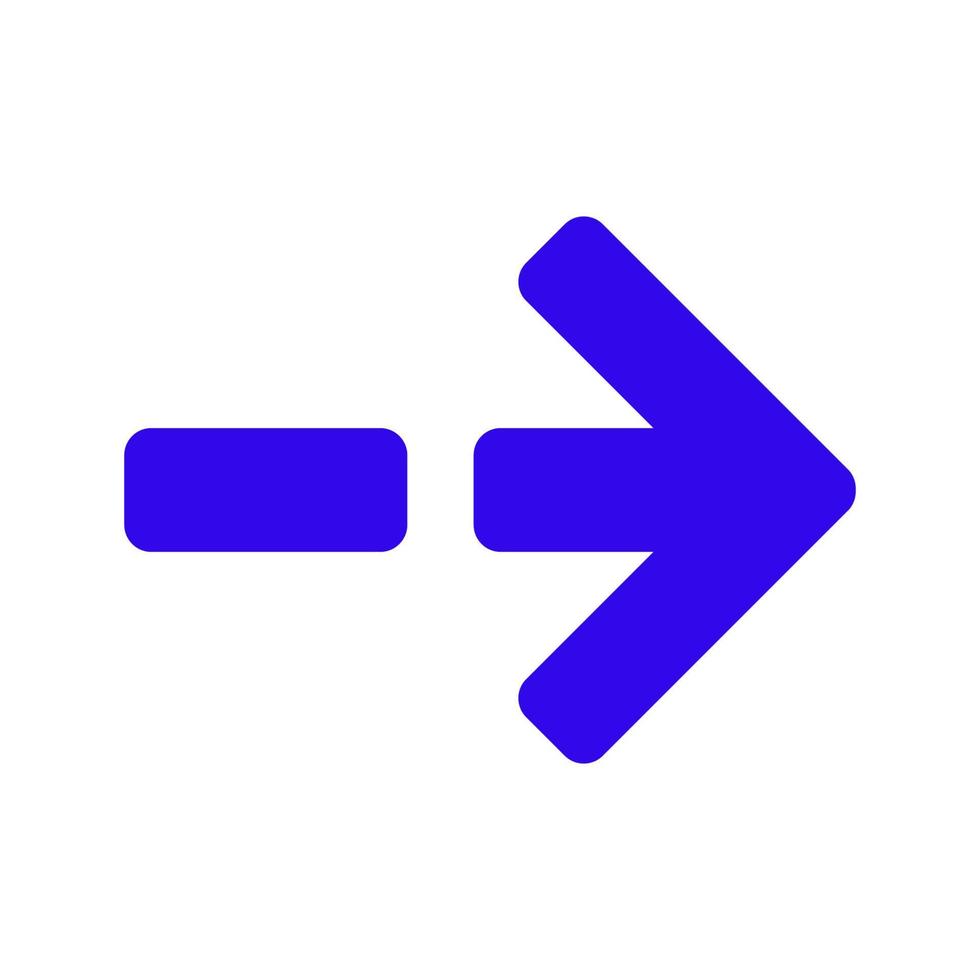 Arrow on white background vector