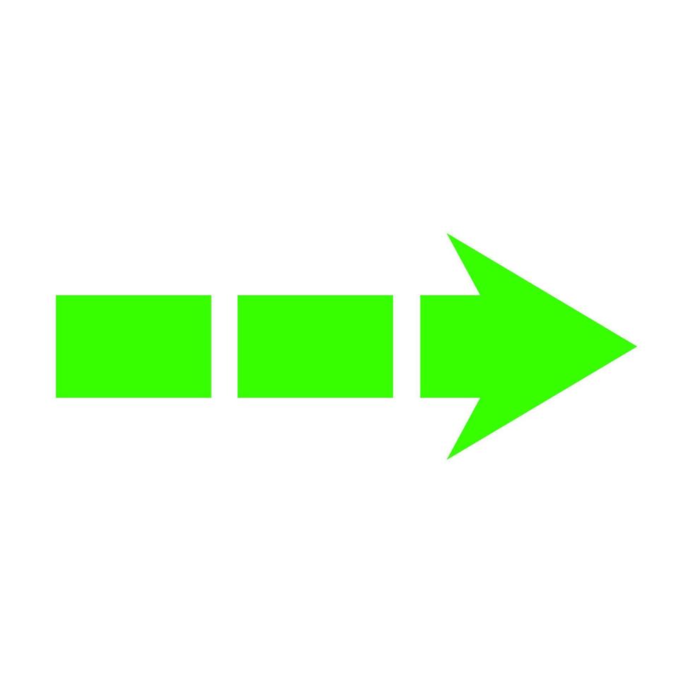 Arrow on white background vector
