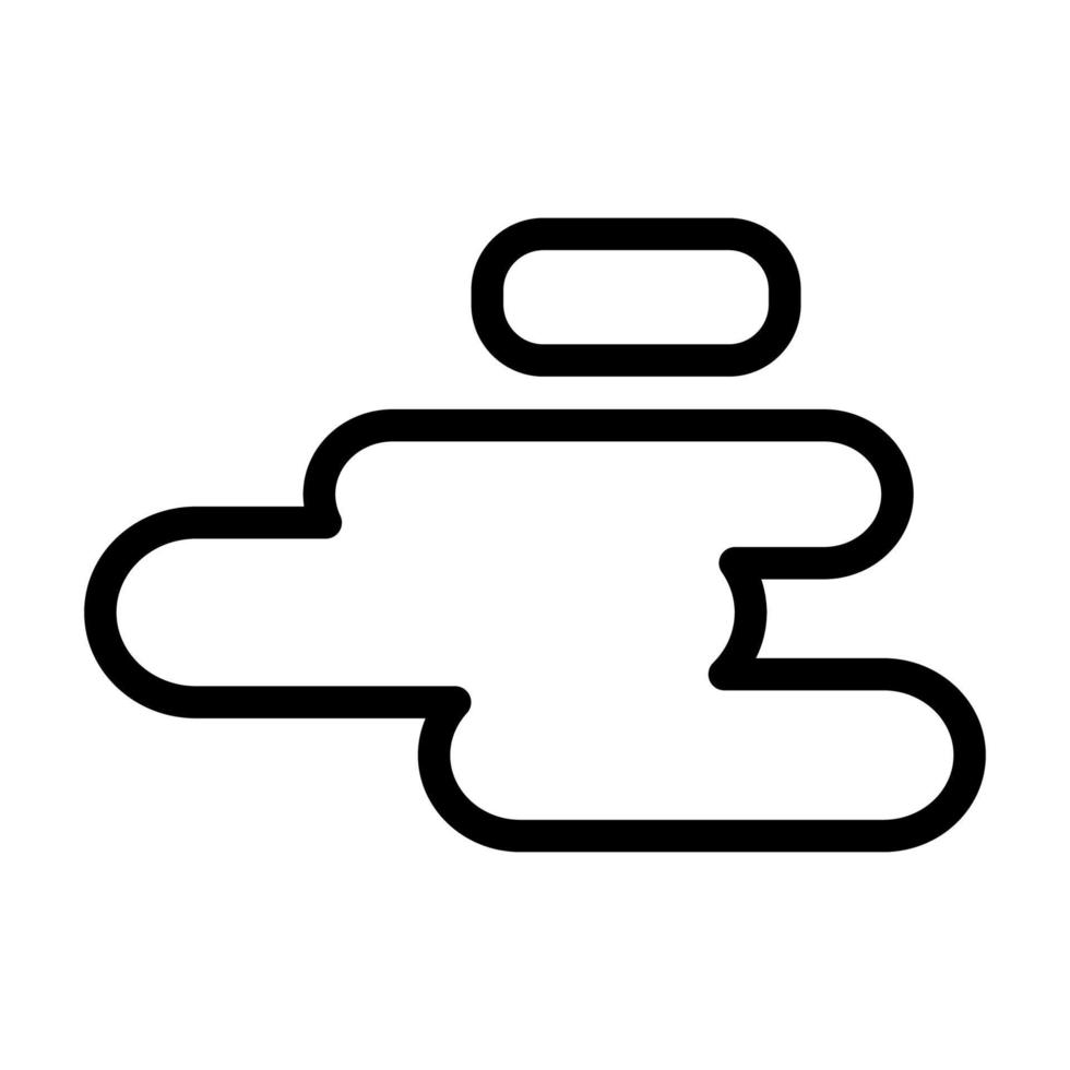 ilustración vectorial gráfico de icono nublado vector