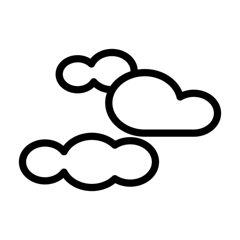 Illustration Vector Graphic of Cloudy Icon