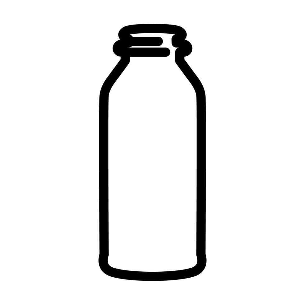 Illustration Vector Graphic of Milk Bottle Icon