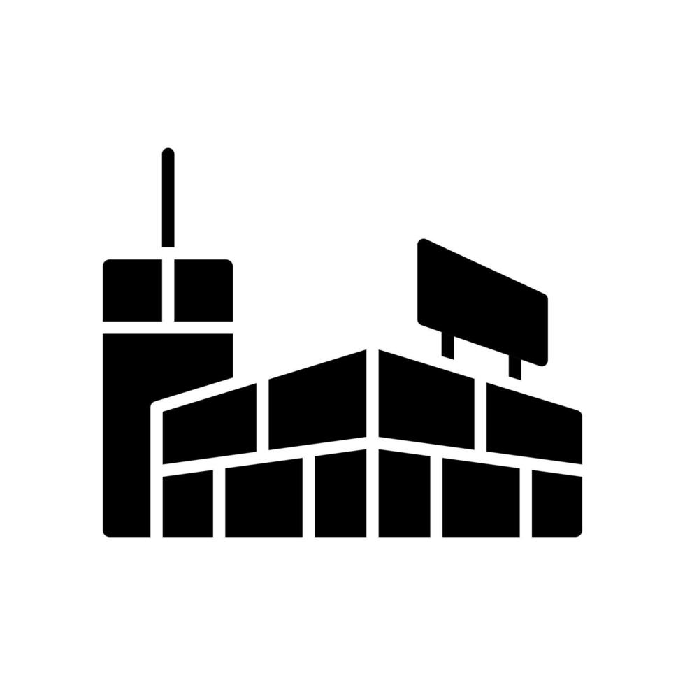 ilustración vectorial gráfico del icono del edificio del centro comercial vector