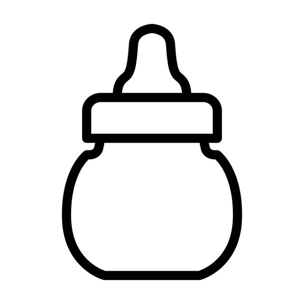 Illustration Vector Graphic of Milk Bottle Icon
