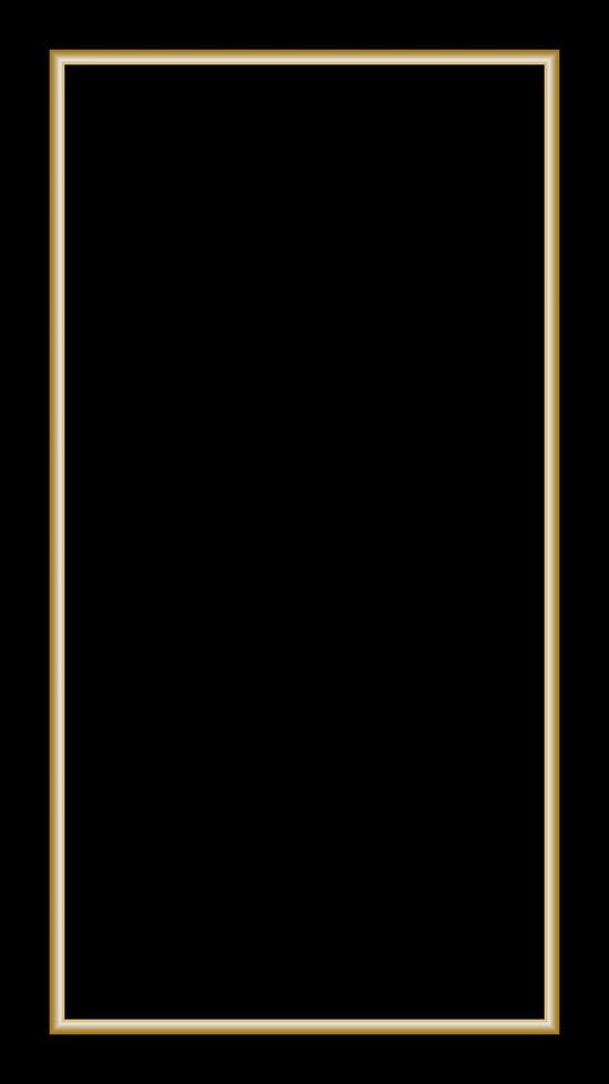 Rectangular Golden Frame Story on The Black Background 8088040 Vector ...