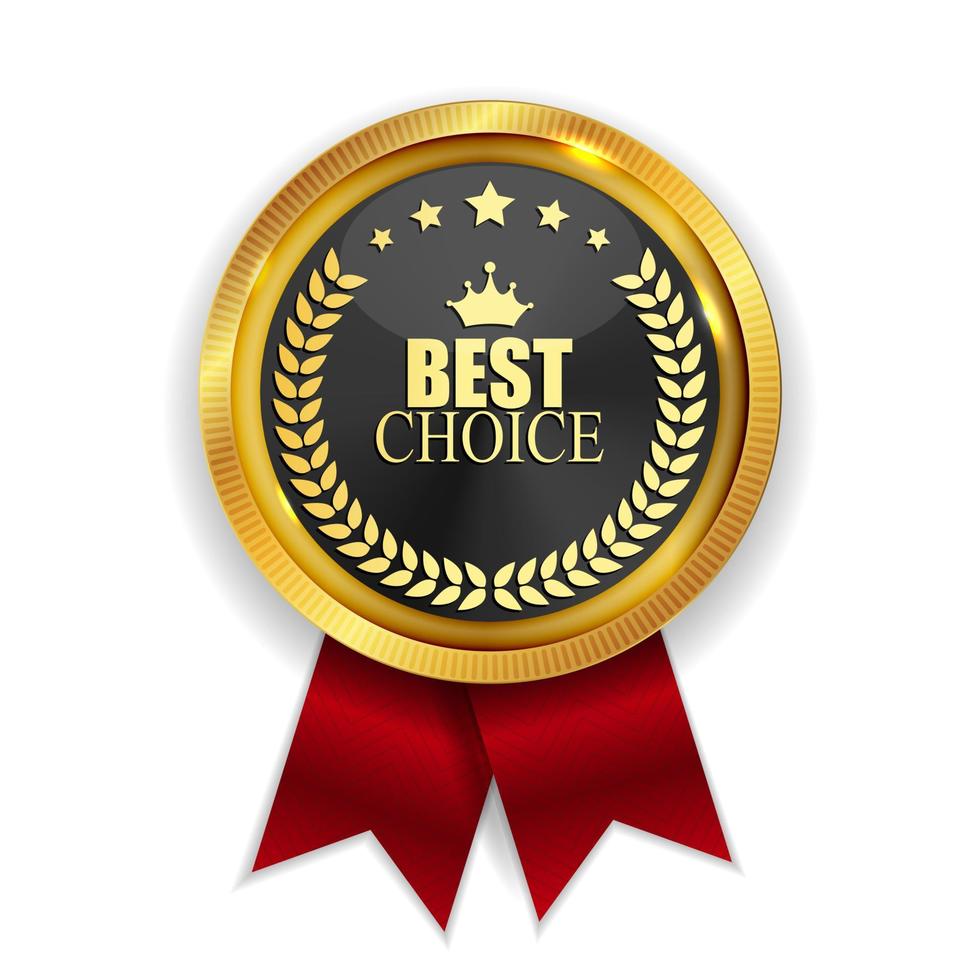 Best Choice Label Vector Illustration