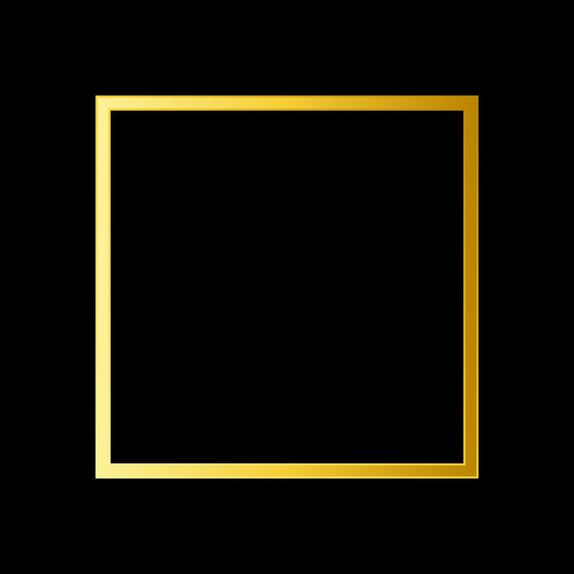 Square Golden Frame on The Black Background 8088147 Vector Art at Vecteezy