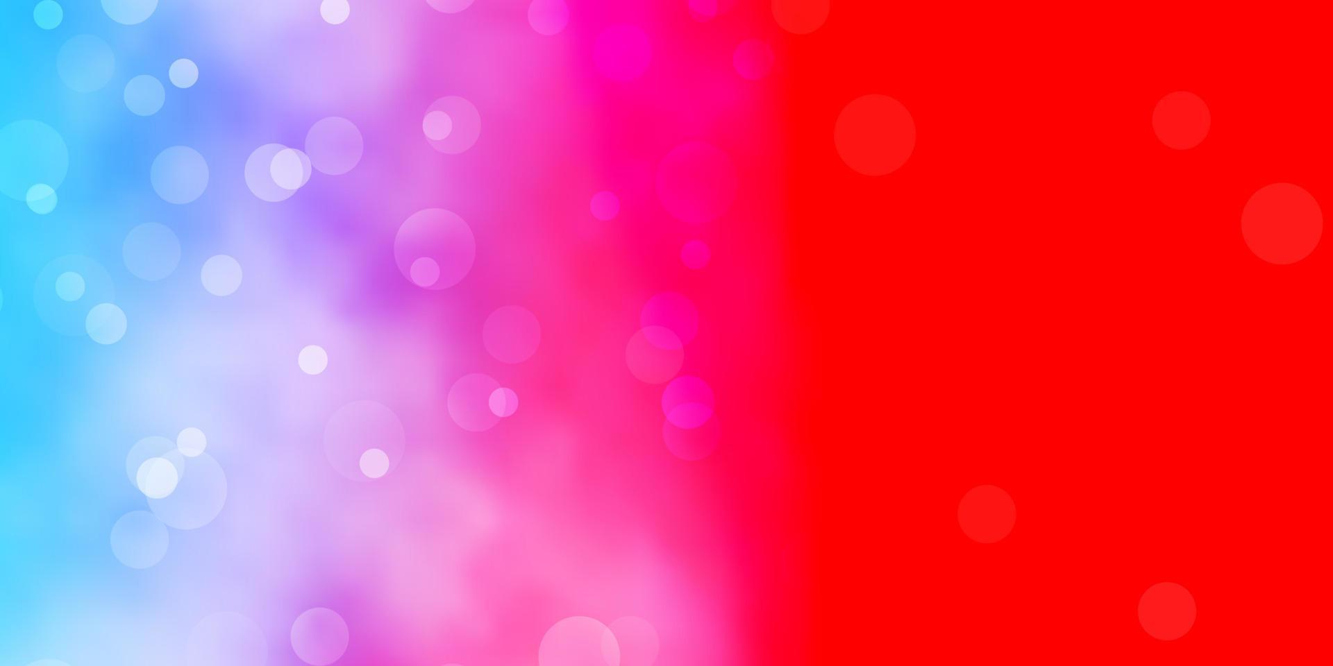 Light Blue, Red vector backdrop with circles.