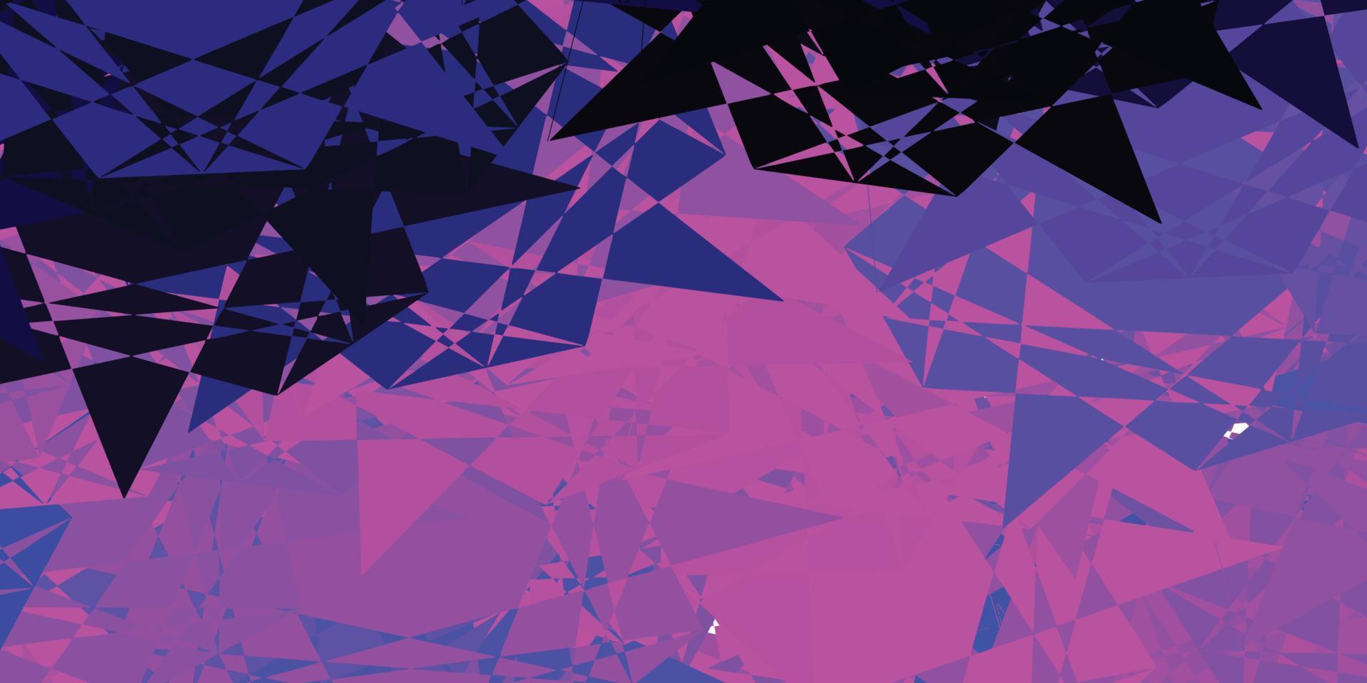 Light Purple, Pink vector backdrop with triangles, lines.