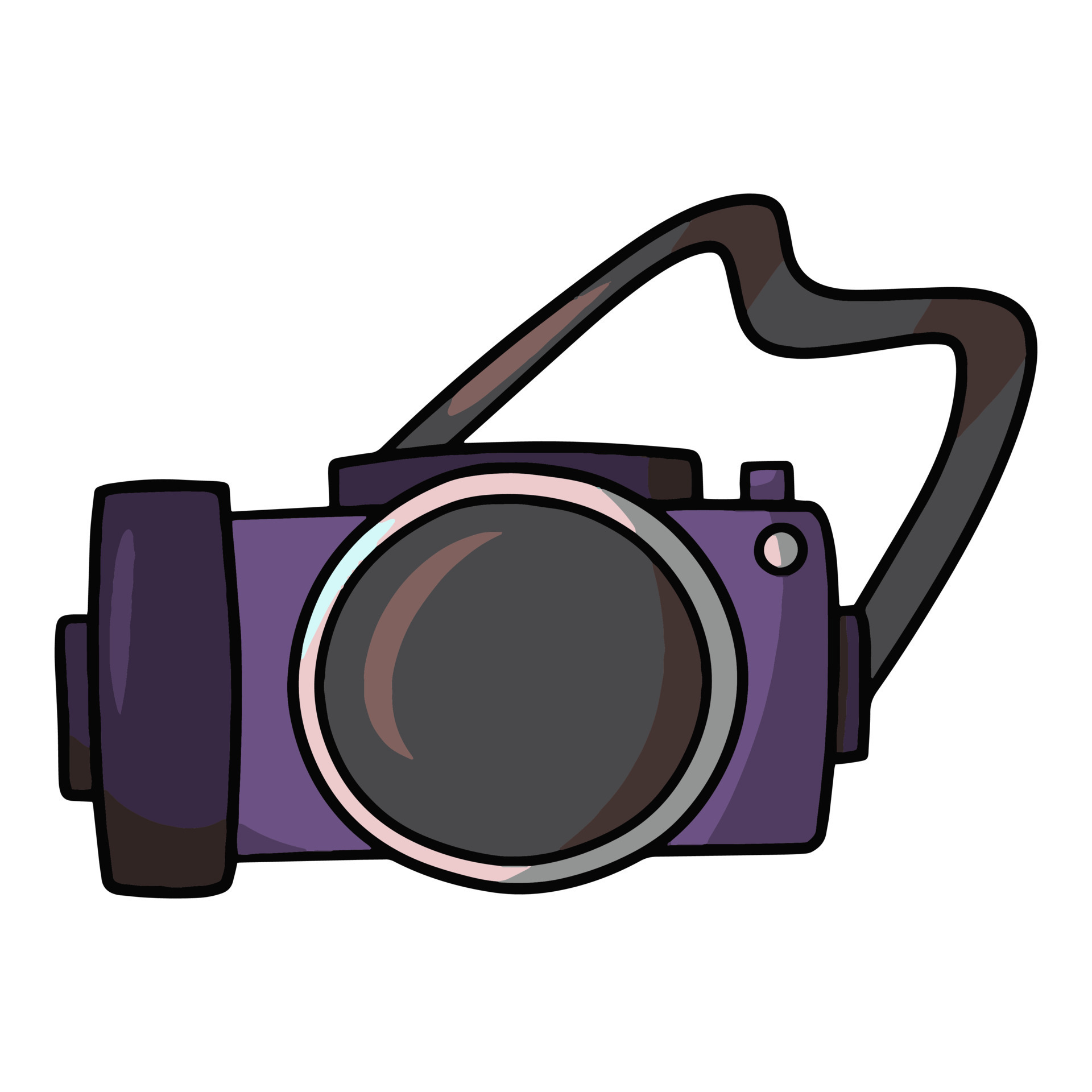 Camera with a large lens, for travel, cartoon vector illustration on a  white background 8088907 Vector Art at Vecteezy