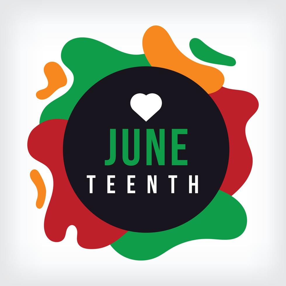 juneteenth freedom day june 19, emancipation day celebrated Poster, greeting card, banner and background juneteenth concept vector