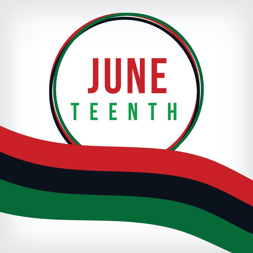 juneteenth freedom day june 19, emancipation day celebrated Poster, greeting card, banner and background juneteenth concept vector