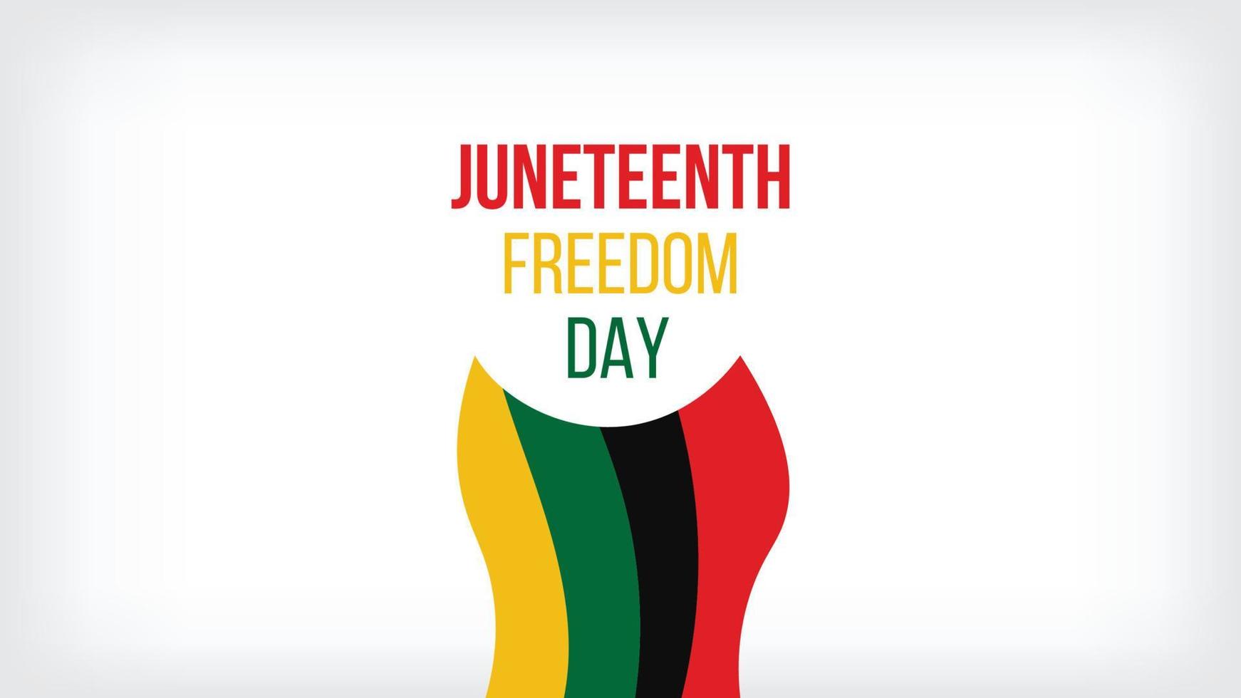 juneteenth freedom day june 19, emancipation day celebrated Poster, greeting card, banner and background juneteenth concept vector