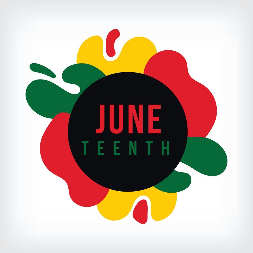 juneteenth freedom day june 19, emancipation day celebrated Poster, greeting card, banner and background juneteenth concept vector