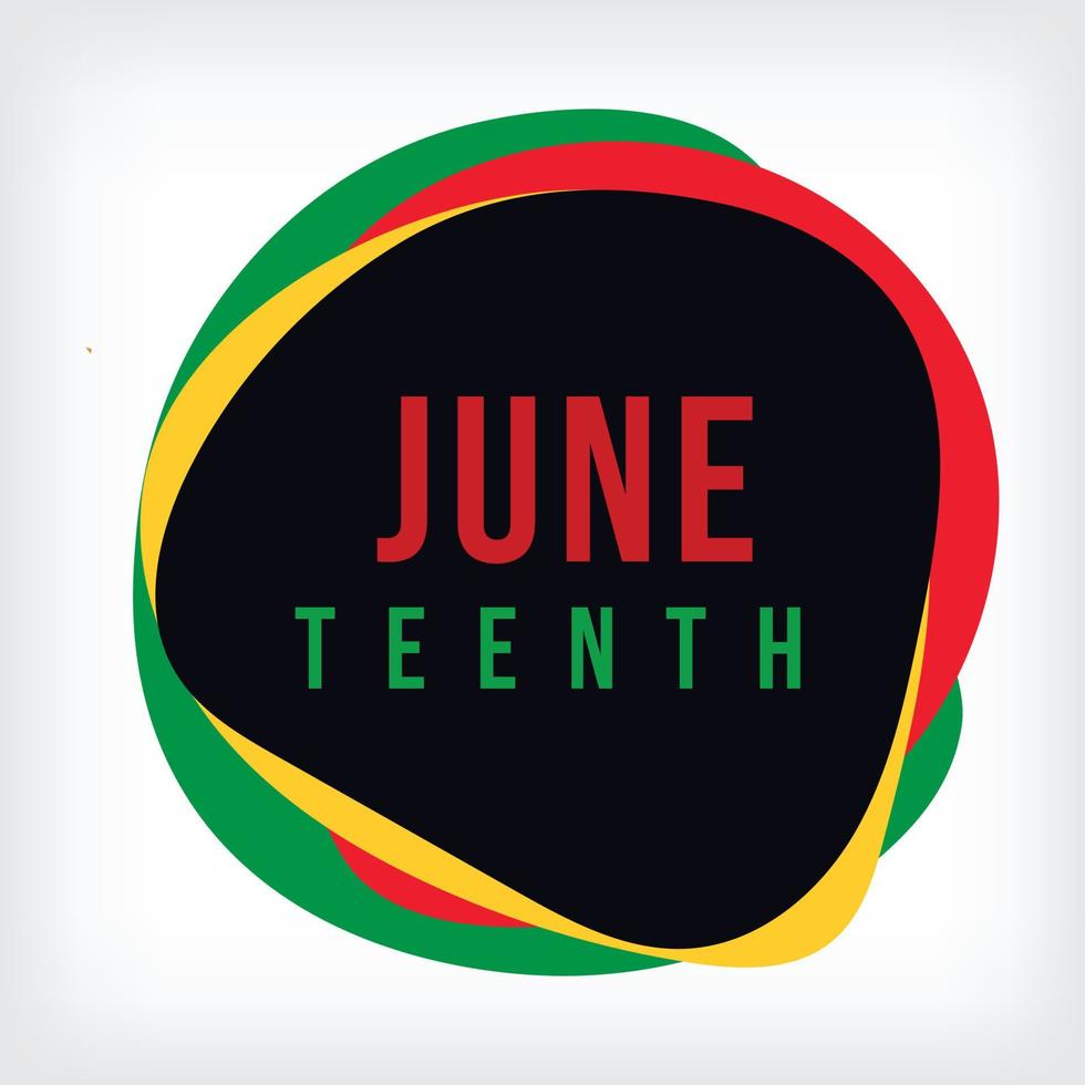 juneteenth freedom day june 19, emancipation day celebrated Poster, greeting card, banner and background juneteenth concept vector