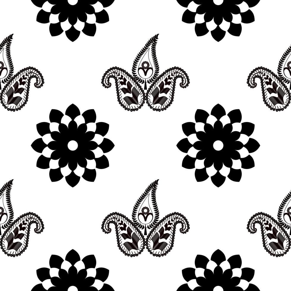 Oriental ethnic pattern traditional.Design for background,carpet,wallpaper,clothing,wrapping,fabric,Vector illustration vector