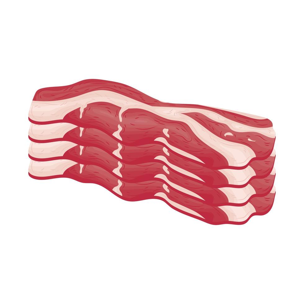breakfast bacon vector beef pork lamb restaurant menu bbq cute element steak product cartoon meat