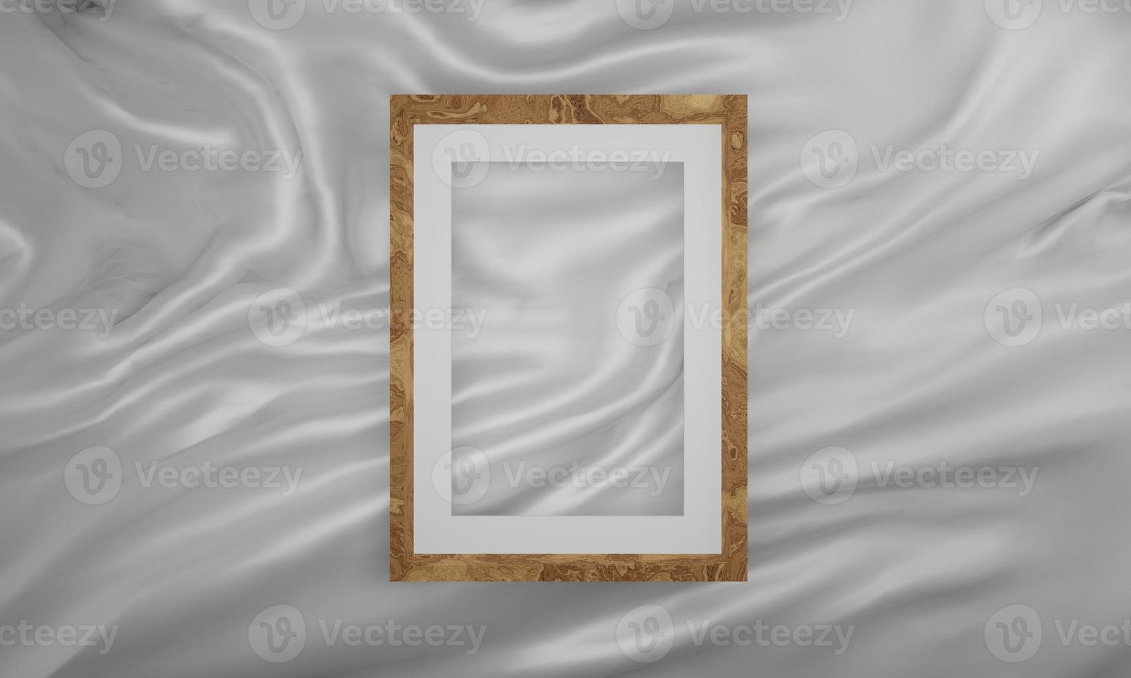 Smooth elegant  silk background. With Wood Frame photo