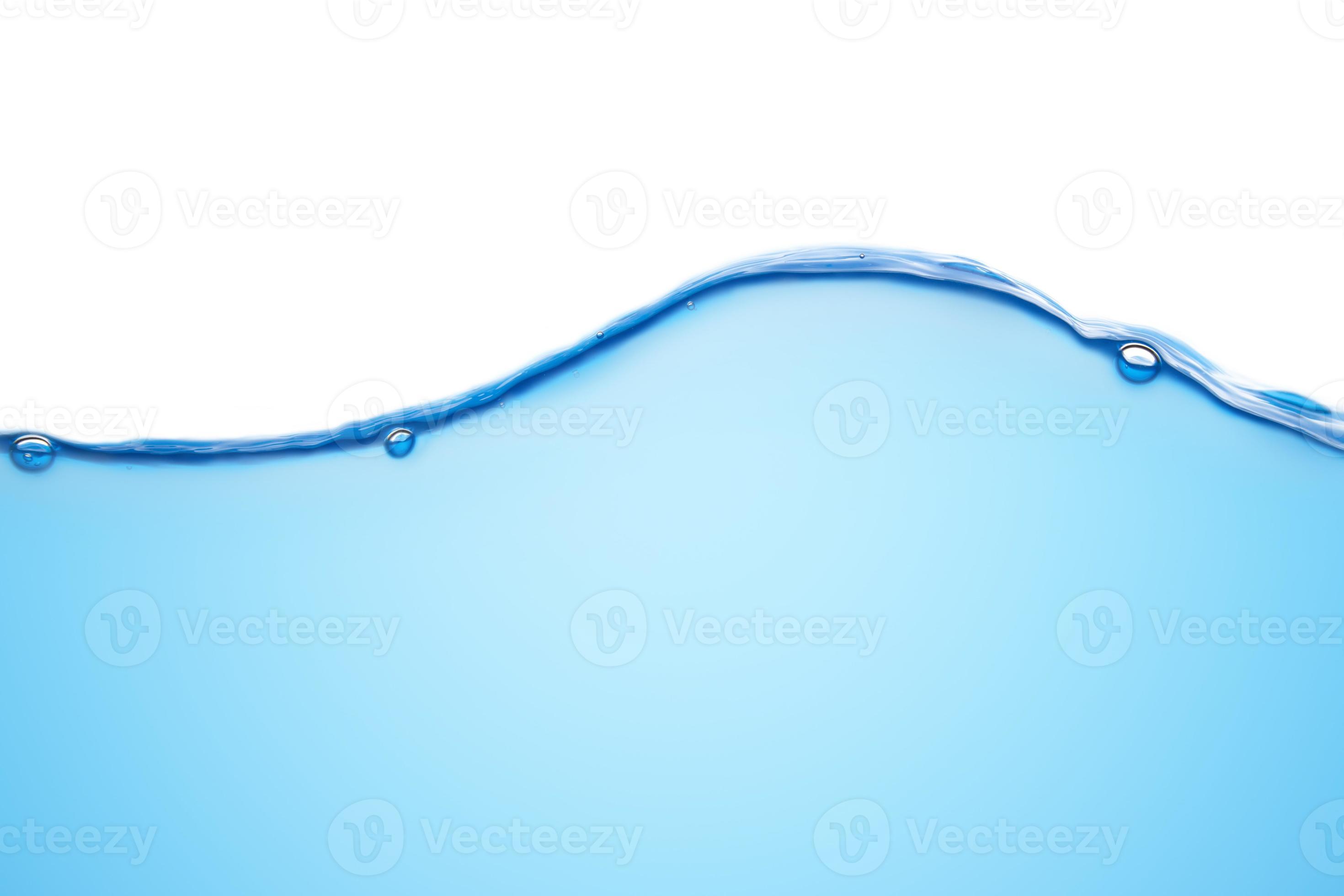 The water moving in a blue curve and has air purification and has a white  background. 8092053 Stock Photo at Vecteezy