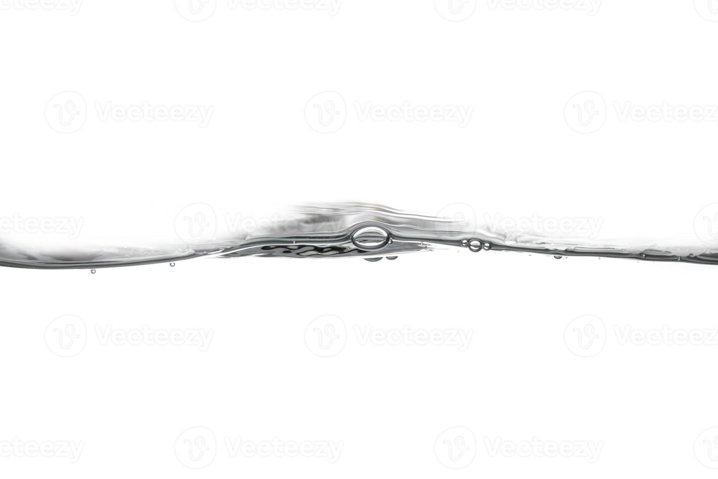 Water splashes into shape Sponge, isolated on a white background photo