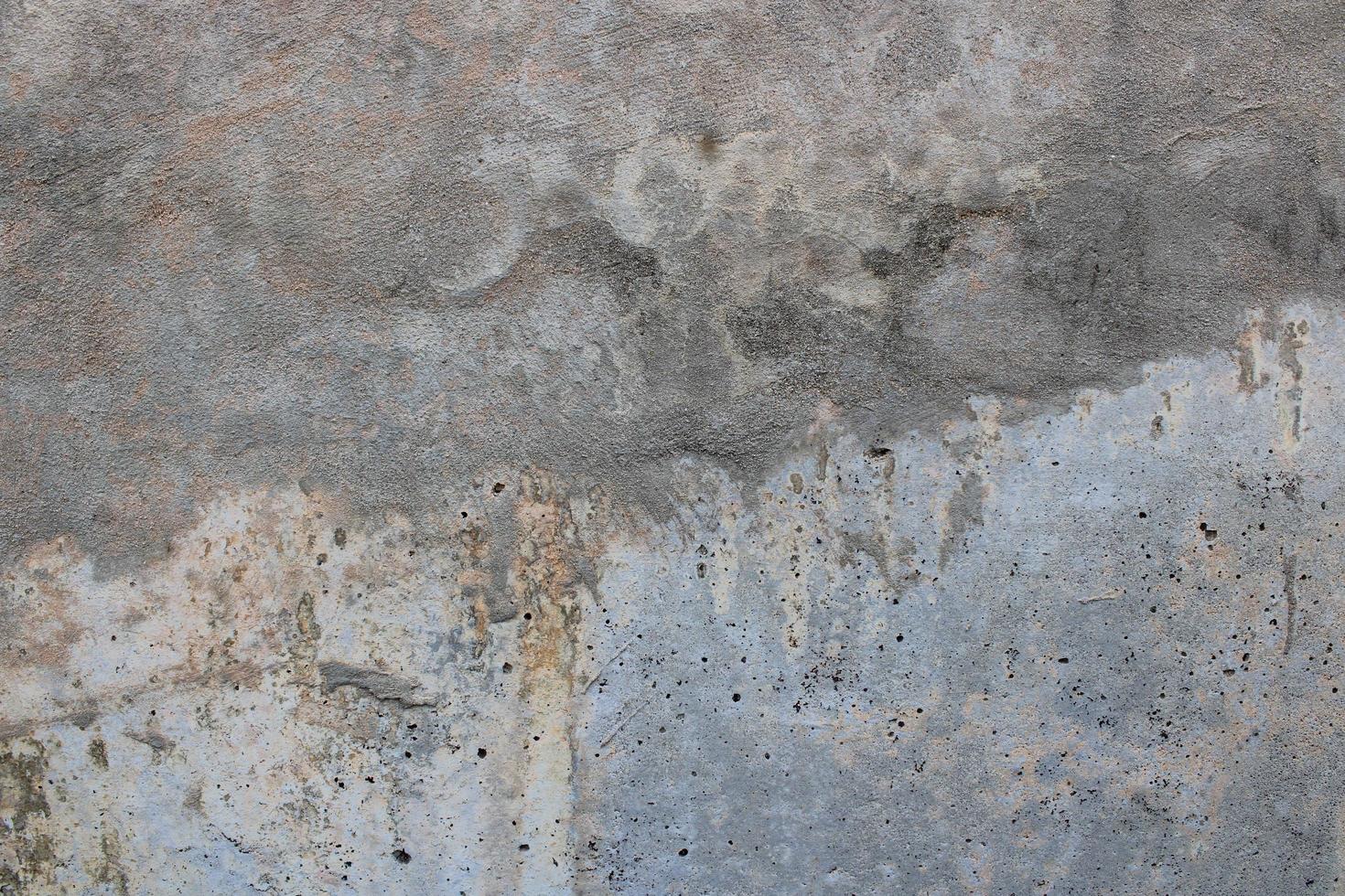 Old white brick wall, concrete background photo