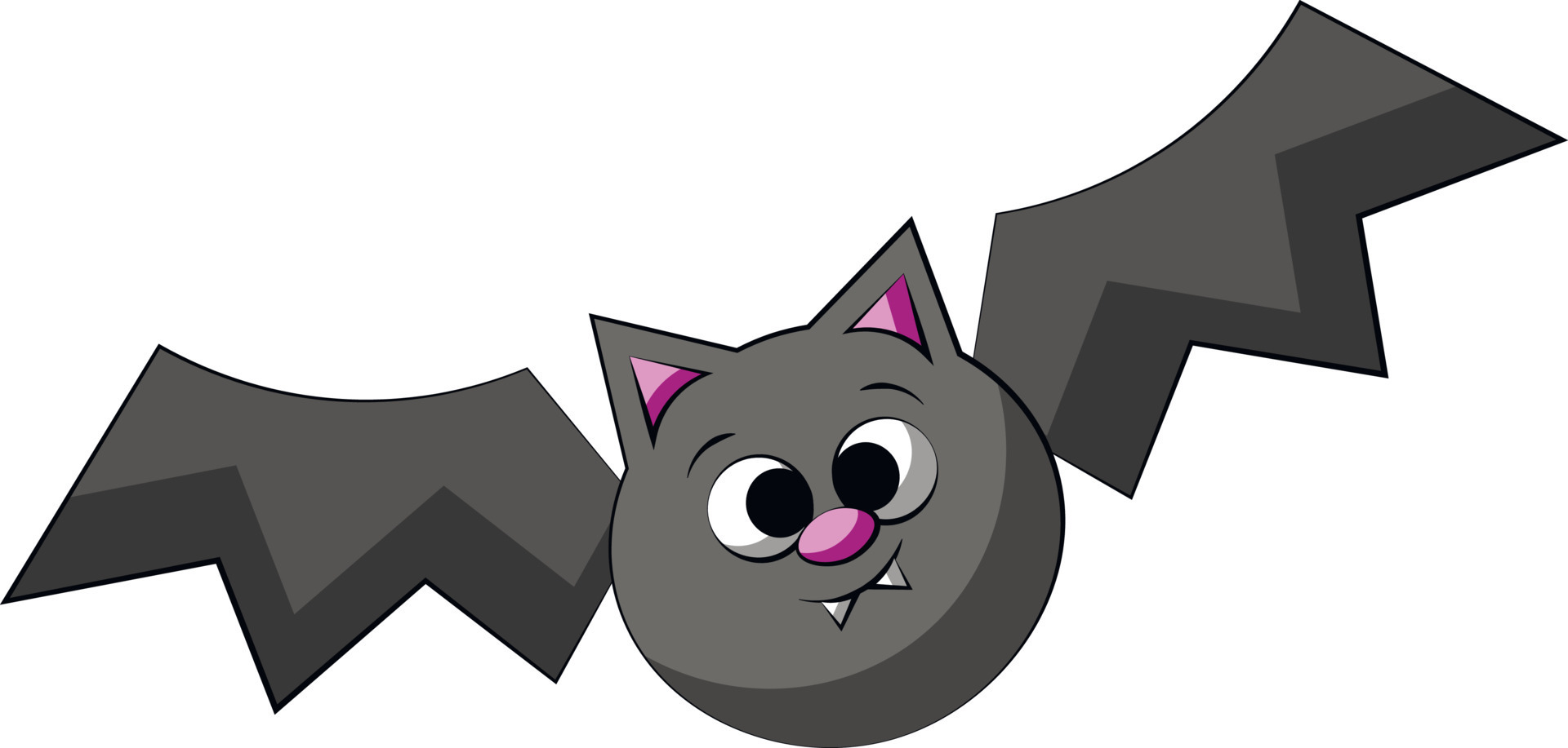Cute cartoon small Bat. Draw illustration in color 8093164 Vector Art