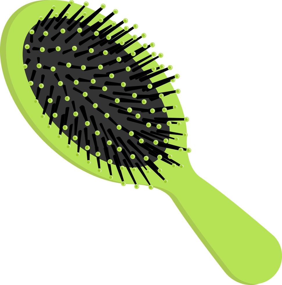 Hair brush vector illustration