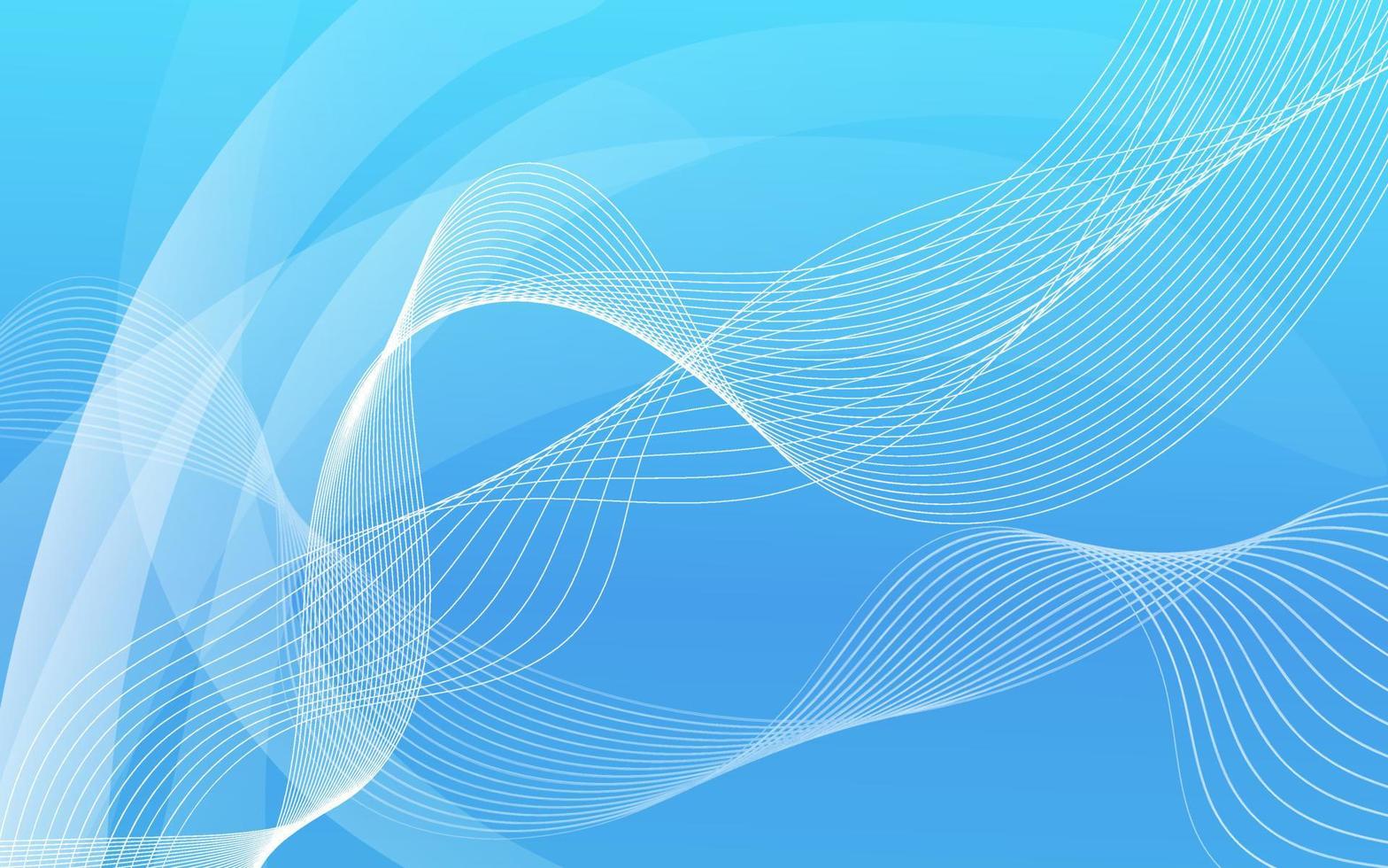 Abstract geometric vector background with gradients and waves