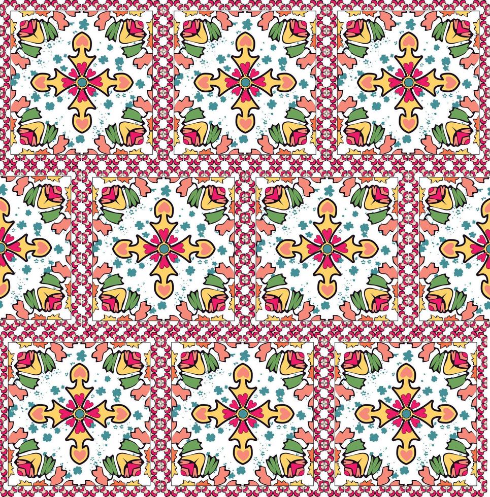 Hand drawn ottoman design pattern. Vintage decorative elements. Perfect for printing on fabric or paper. vector