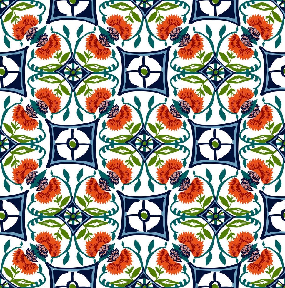 Hand drawn ottoman design pattern. Vintage decorative elements. Perfect for printing on fabric or paper. vector