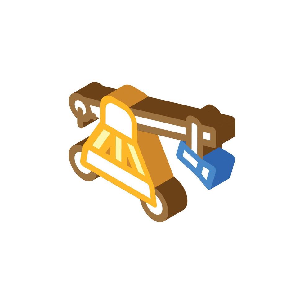 video shooting crane isometric icon vector illustration