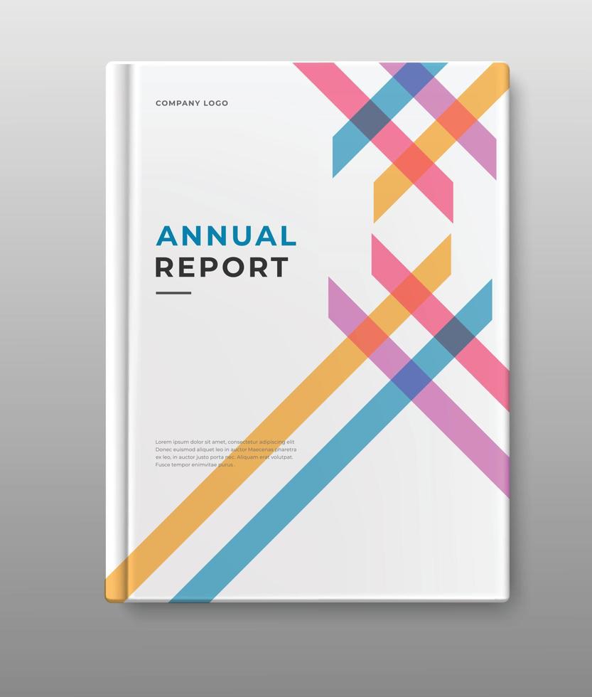 annual report  cover design collection vector