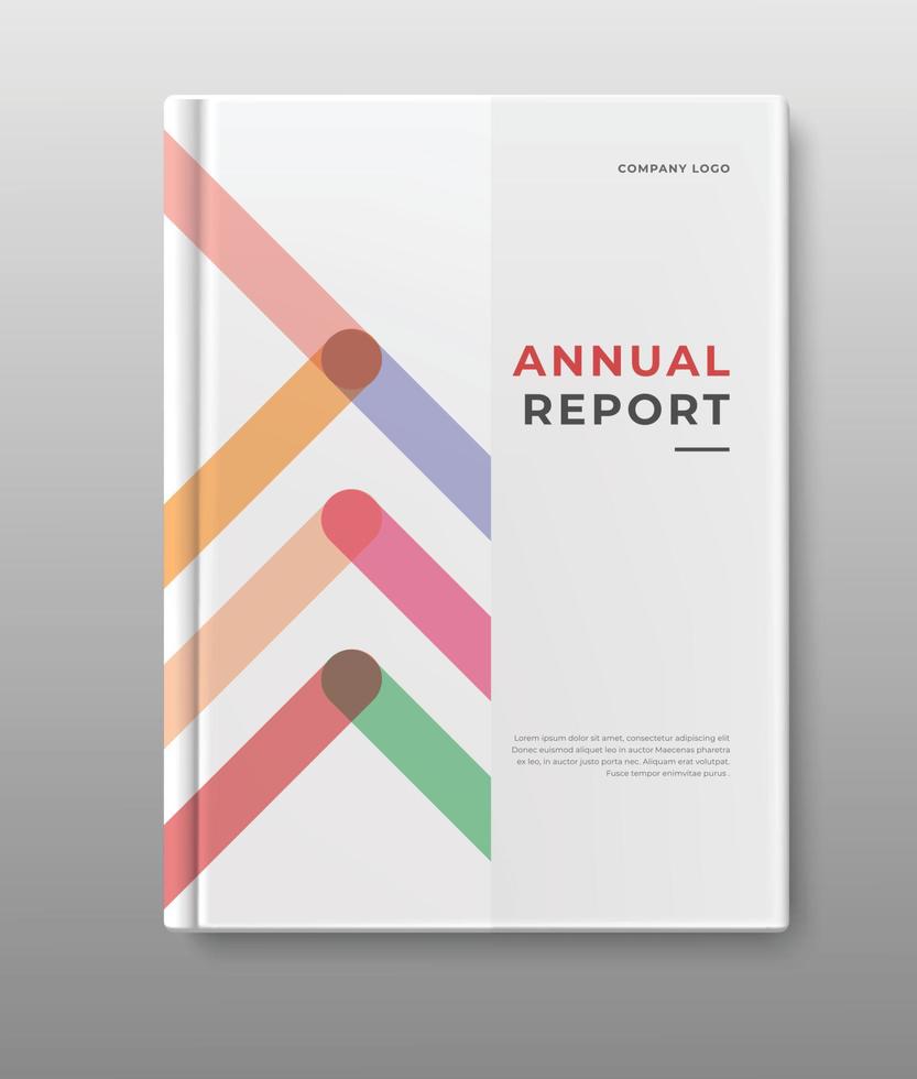 annual report  cover design collection vector