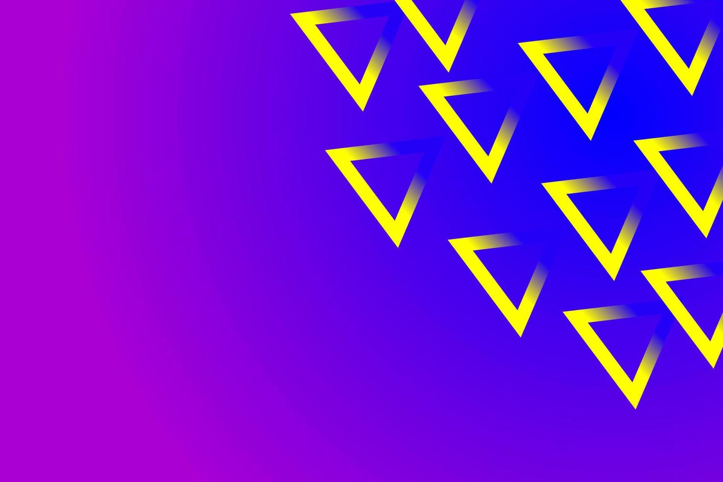 Background with a yellow triangle on it vector