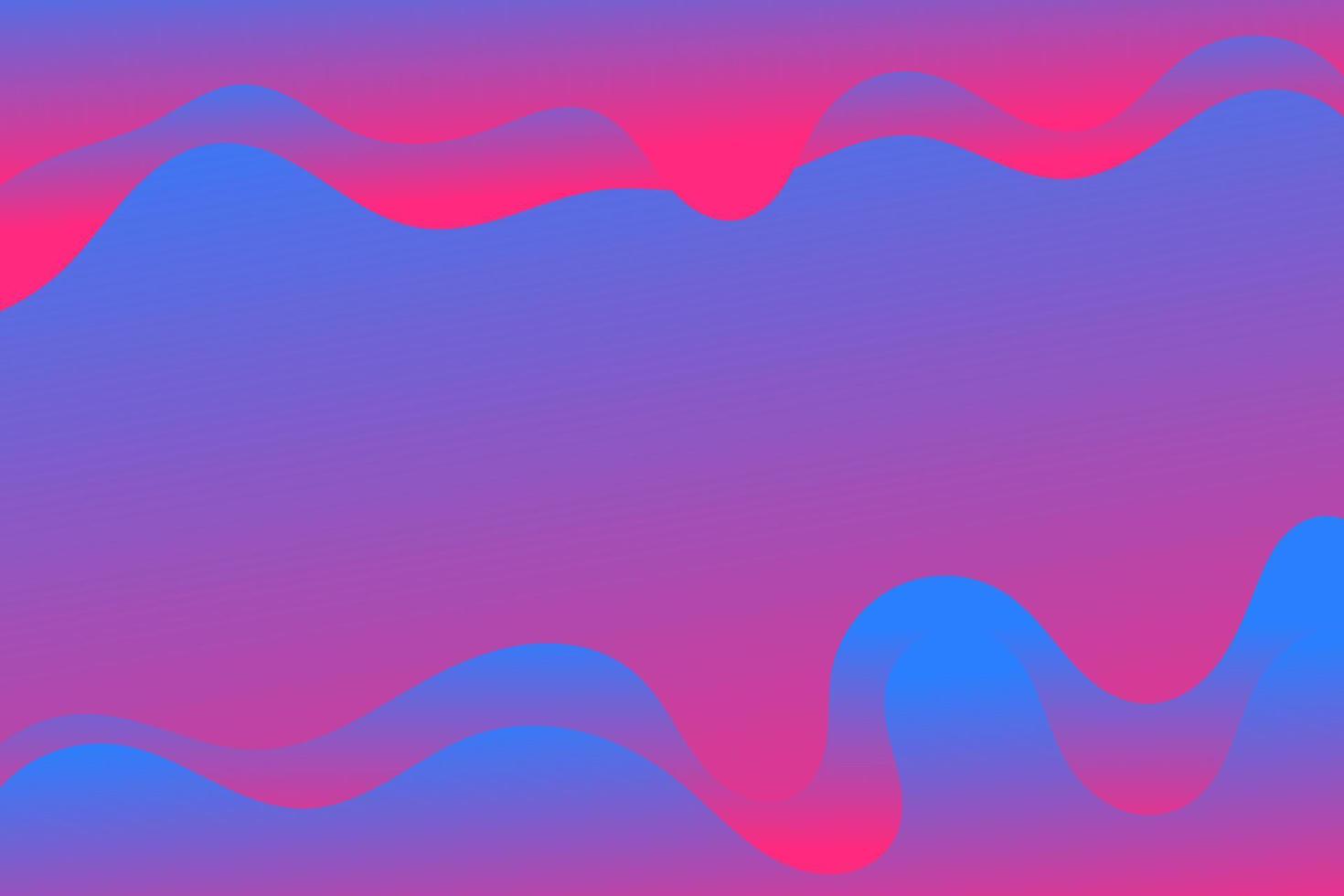 bonito fondo con hermosas ondas de gradación en rosa azul, fondo abstracto vector