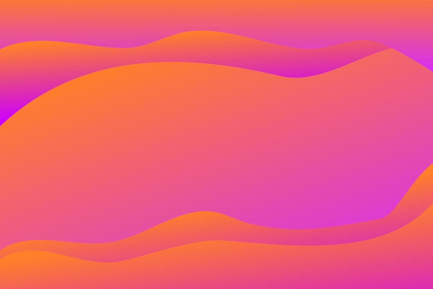 Nice background with beautiful gradation waves in yellow purple, abstract background vector