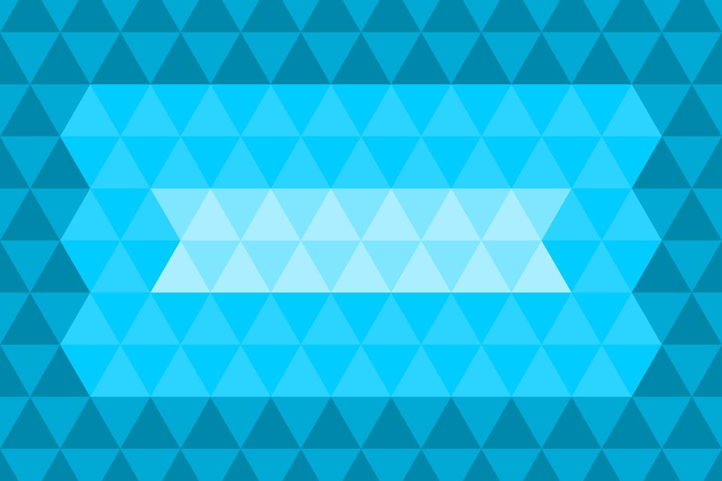 Triangle background with nice blue diamond shape vector