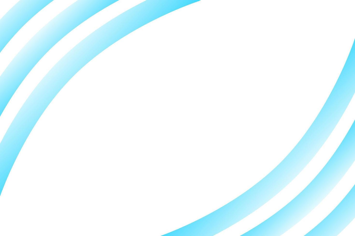Curved lines background in the top and bottom corner vector