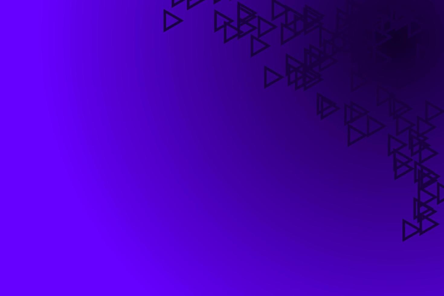 Dark gradient background with small triangle on top corner vector