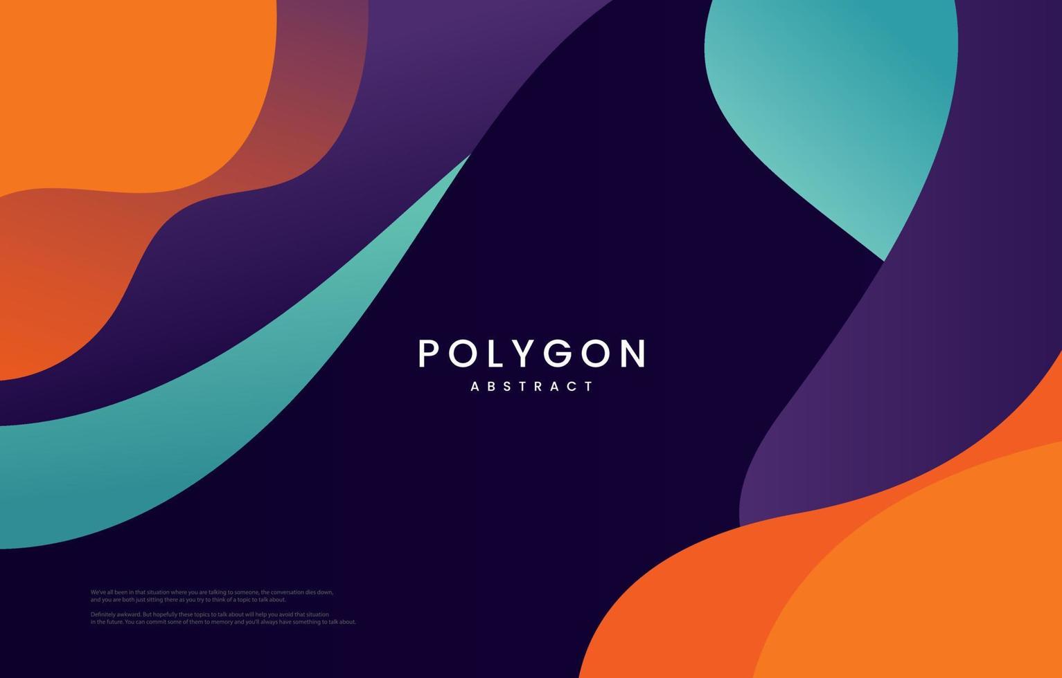 The Polygon Abstract Polygonal Geometric pattern with Triangle and circles Background design, vector and illustration