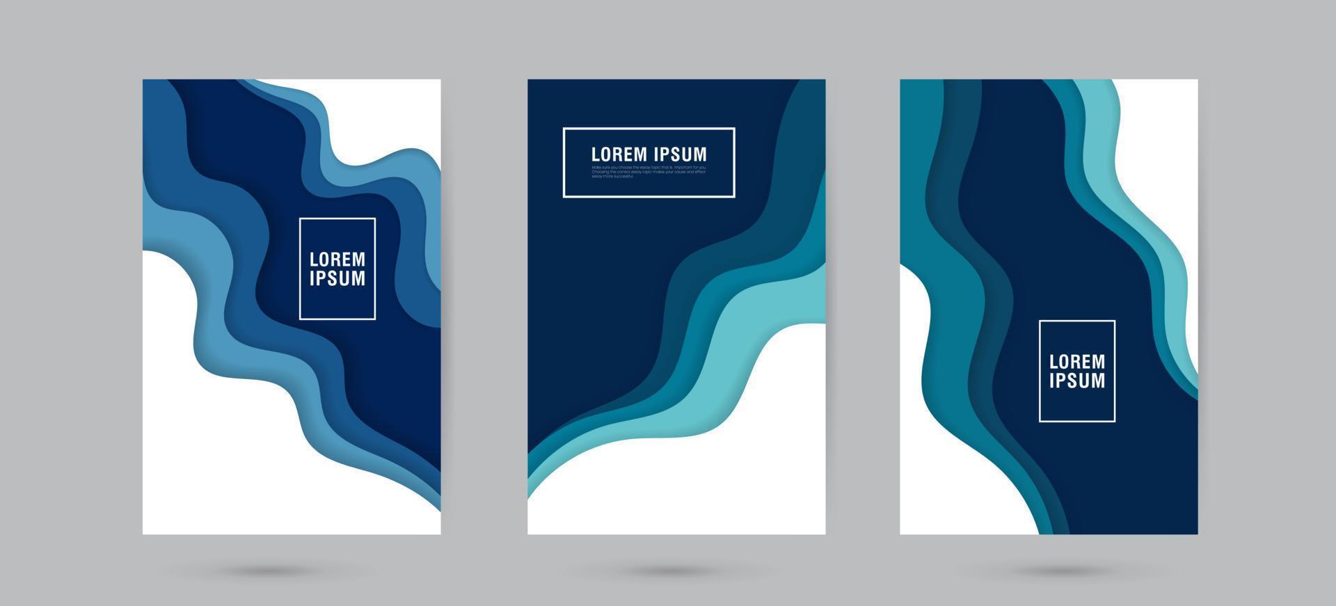 colorido conjunto de elementos gráficos modernos abstractos. líneas y formas de colores dinámicos. banners abstractos degradados con formas líquidas que fluyen. plantilla para el diseño de un banner para presentación vector