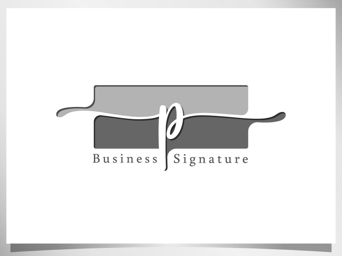 logo design icon for business signature, initial letter T isolated square in white background vector