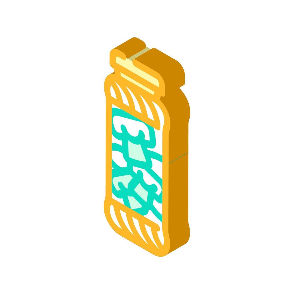 mushrooms canned food isometric icon vector illustration