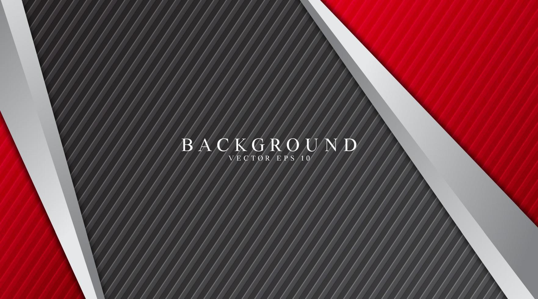 abstract background, red and gray with beautiful strips vector